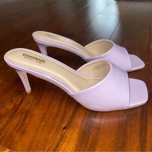 NWT Women’s Size 10 Wide, Cushionaire Memory Foam EVIE- WW Lavender Heels